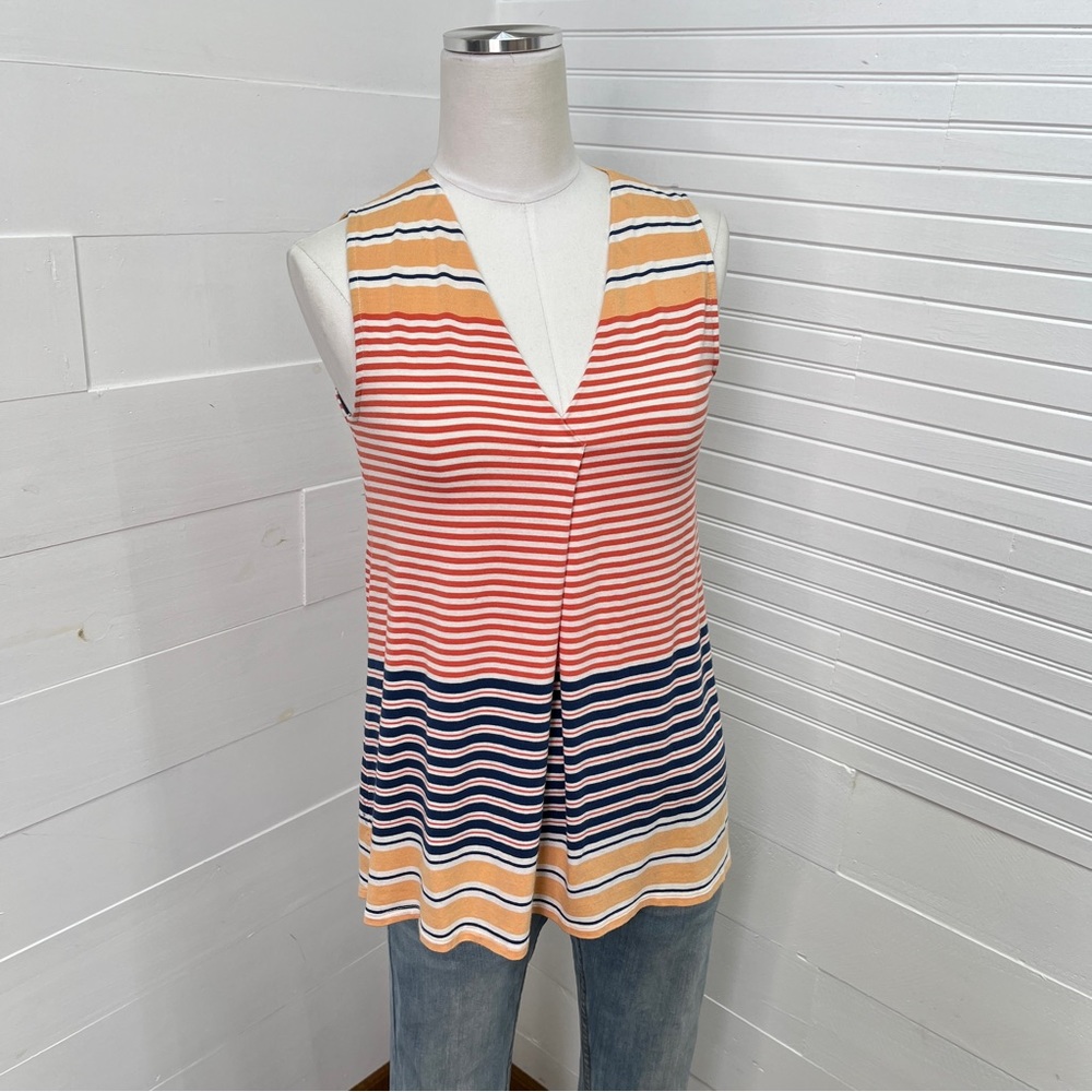 !FINAL CHANCE! Anthropologie Deletta "Crescent Beach" Striped Tank Top